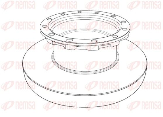REMSA NCA1196.10 Brake Disc