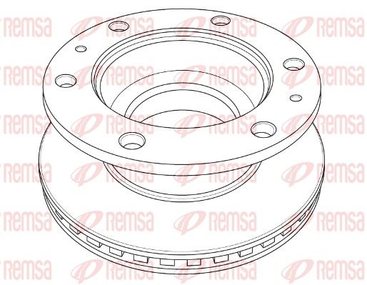 REMSA NCA1197.20 Brake Disc
