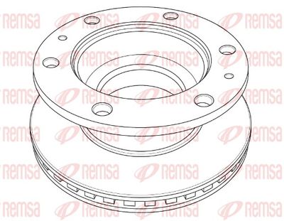 Brake Disc REMSA NCA1197.20