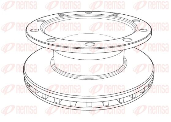 REMSA NCA1199.20 Brake Disc