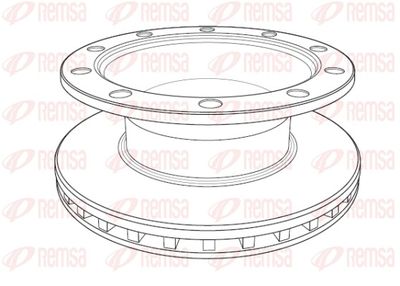 Brake Disc REMSA NCA1199.20