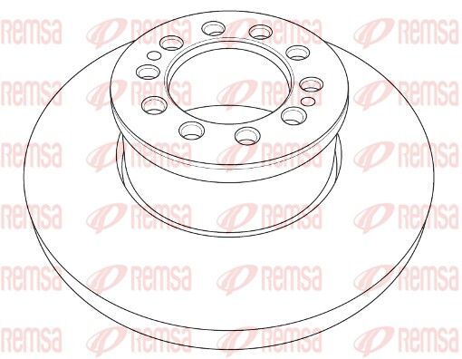 REMSA NCA1203.10 Brake Disc