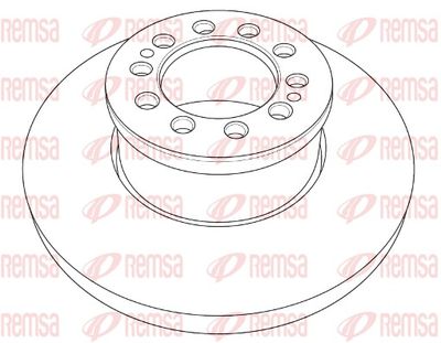 Brake Disc REMSA NCA1203.10