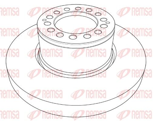 REMSA NCA1205.10 Brake Disc