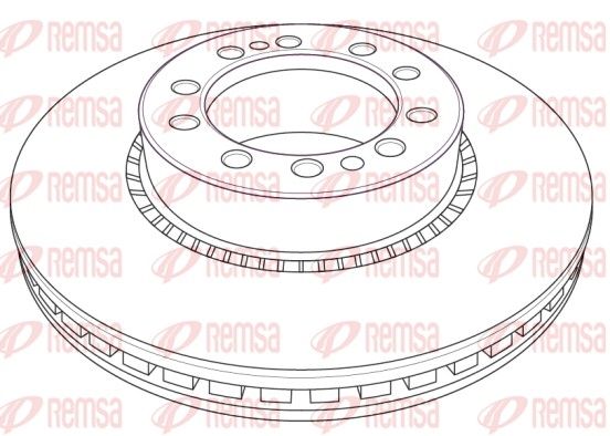 REMSA NCA1208.20 Brake Disc