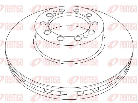 REMSA NCA1210.20 Brake Disc