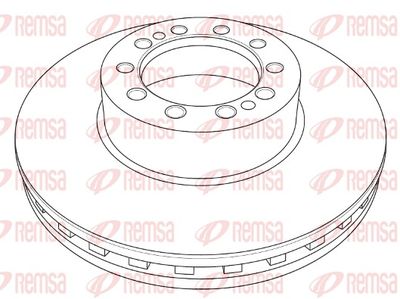 Brake Disc REMSA NCA1210.20