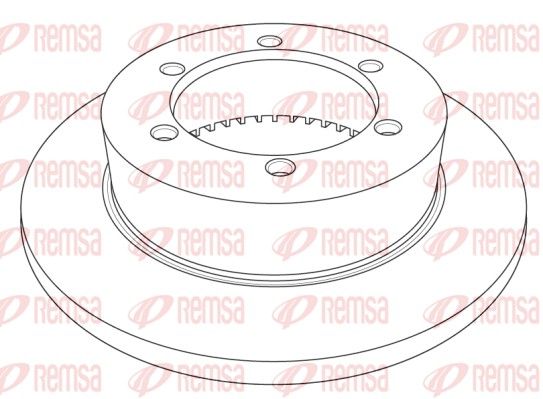 REMSA NCA1214.10 Brake Disc