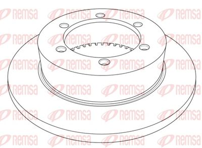Brake Disc REMSA NCA1214.10