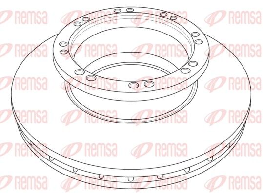 REMSA NCA1215.20 Brake Disc