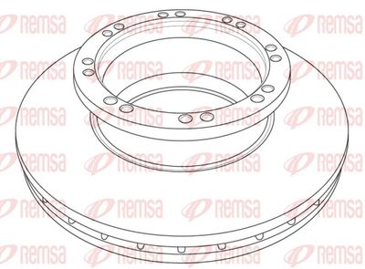 Brake Disc REMSA NCA1215.20