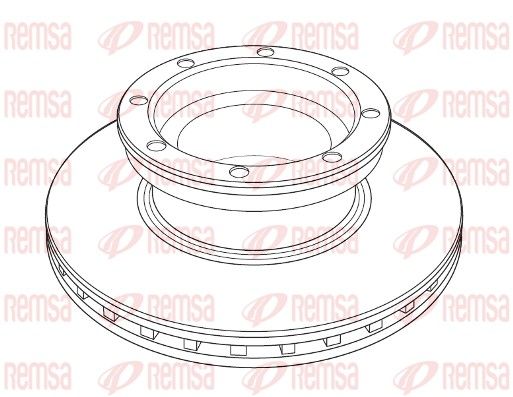 REMSA NCA1219.20 Brake Disc