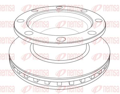 Brake Disc REMSA NCA1223.20