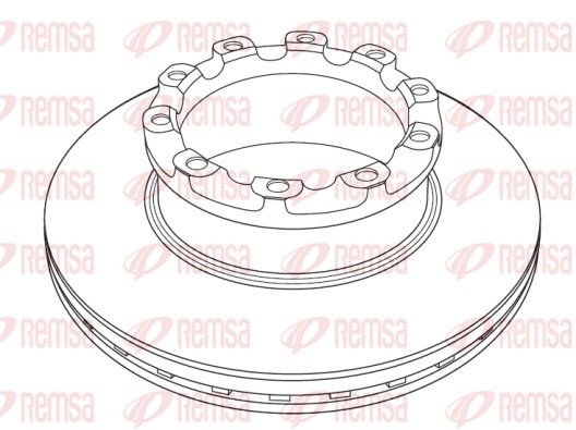 REMSA NCA1224.20 Brake Disc