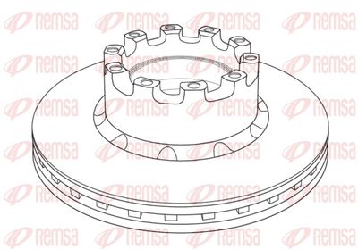 Brake Disc REMSA NCA1227.20