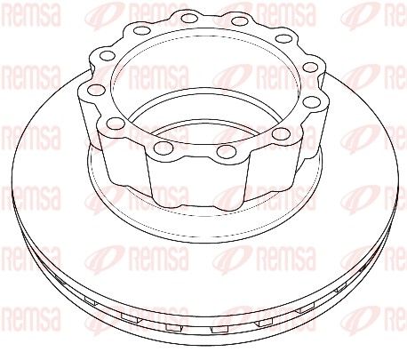 REMSA NCA1229.20 Brake Disc