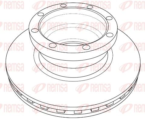 REMSA NCA1232.20 Brake Disc