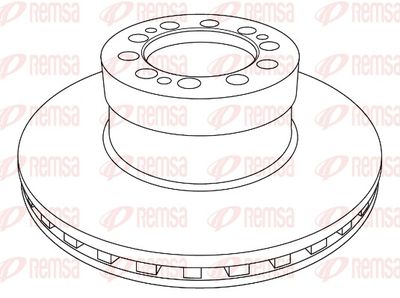 Brake Disc REMSA NCA1233.20