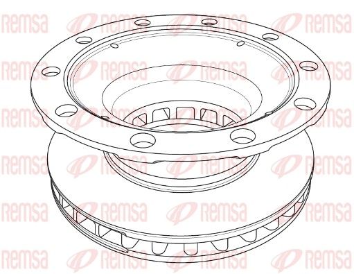 REMSA NCA1237.20 Brake Disc
