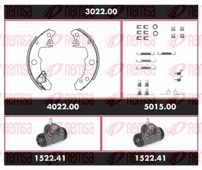 Brake Kit, drum brake REMSA SPK 3022.00