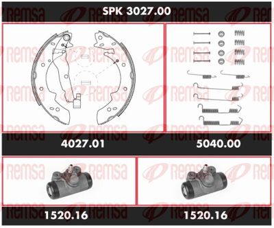 Brake Kit, drum brake REMSA SPK 3027.00
