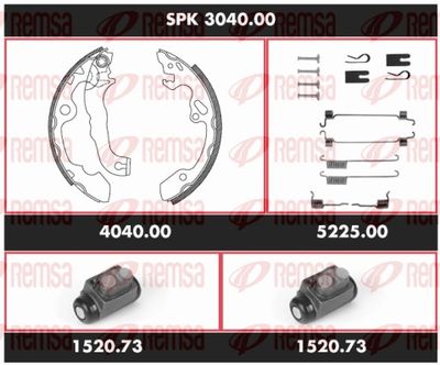 Brake Kit, drum brake REMSA SPK 3040.00