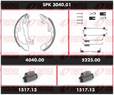 Brake Kit, drum brake REMSA SPK 3040.01