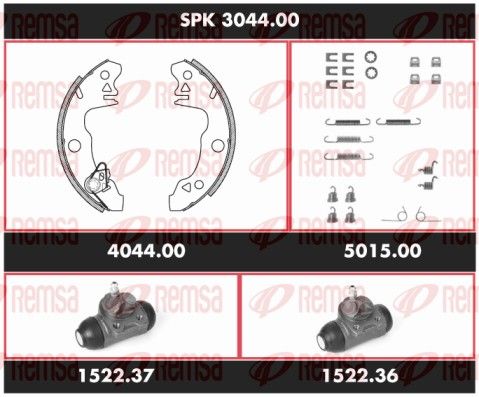 REMSA SPK 3044.00 Brake Kit, drum brake
