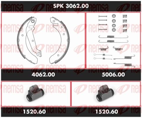 REMSA SPK 3062.00 Brake Kit, drum brake