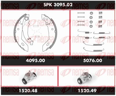 Brake Kit, drum brake REMSA SPK 3095.02