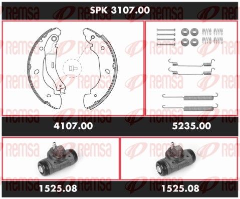 REMSA SPK 3107.00 Brake Kit, drum brake