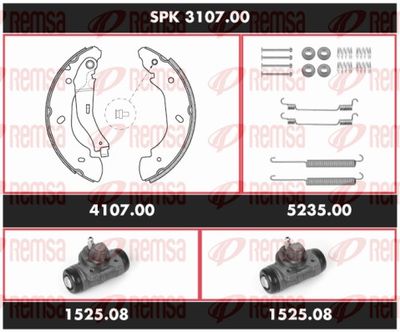 Brake Kit, drum brake REMSA SPK 3107.00