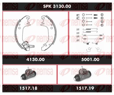 Brake Kit, drum brake REMSA SPK 3130.00