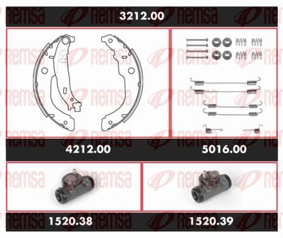 Brake Kit, drum brake REMSA SPK 3212.00