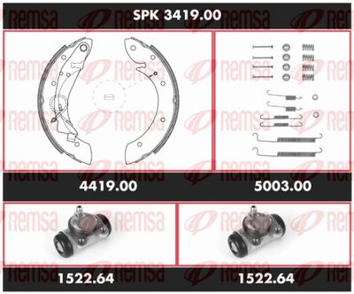 Brake Kit, drum brake REMSA SPK 3419.00
