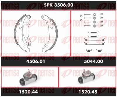 Brake Kit, drum brake REMSA SPK 3506.00