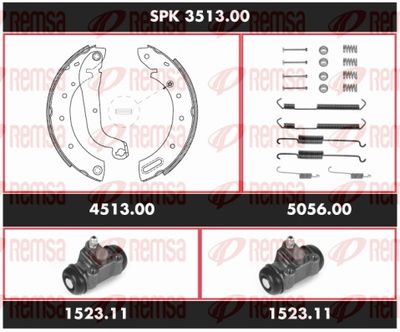 Brake Kit, drum brake REMSA SPK 3513.00