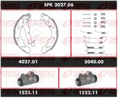 Brake Kit, drum brake REMSA SPK 3027.06