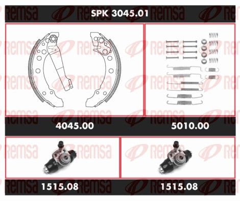 REMSA SPK 3045.01 Brake Kit, drum brake