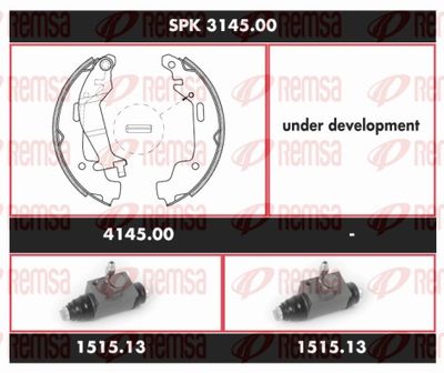 Brake Kit, drum brake REMSA SPK 3145.00