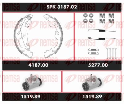 Brake Kit, drum brake REMSA SPK 3187.02