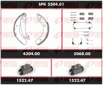 Brake Kit, drum brake REMSA SPK 3304.01