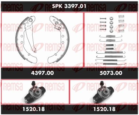 REMSA SPK 3397.01 Brake Kit, drum brake
