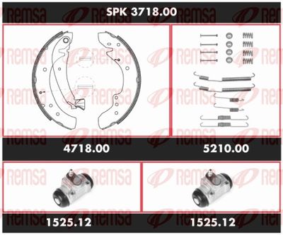 Brake Kit, drum brake REMSA SPK 3718.00