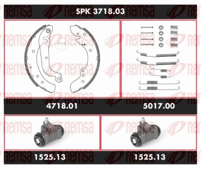 Brake Kit, drum brake REMSA SPK 3718.03