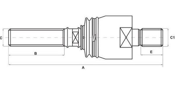 S-TR STR-11A108 Inner Tie Rod