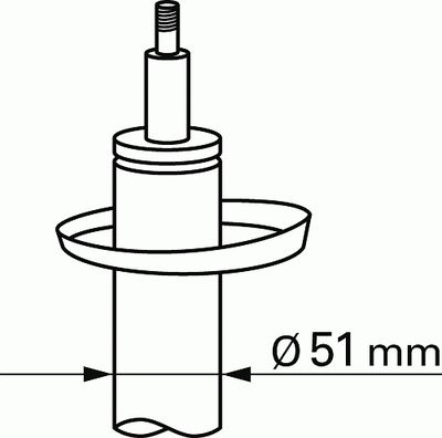 Shock Absorber SACHS 100 456