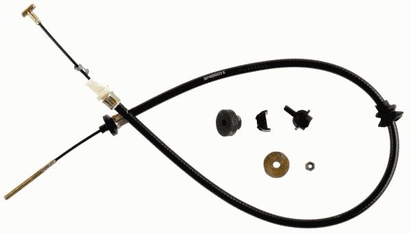 SACHS 3074 600 223 Cable Pull, clutch control