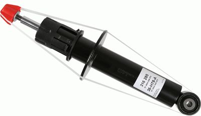 Shock Absorber SACHS 316 285