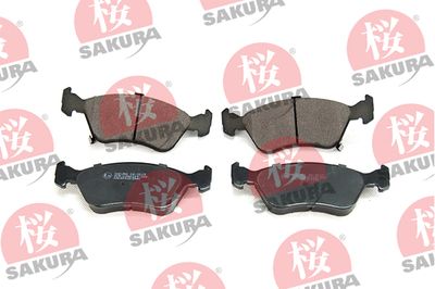 Brake Pad Set, disc brake SAKURA 600-20-3940